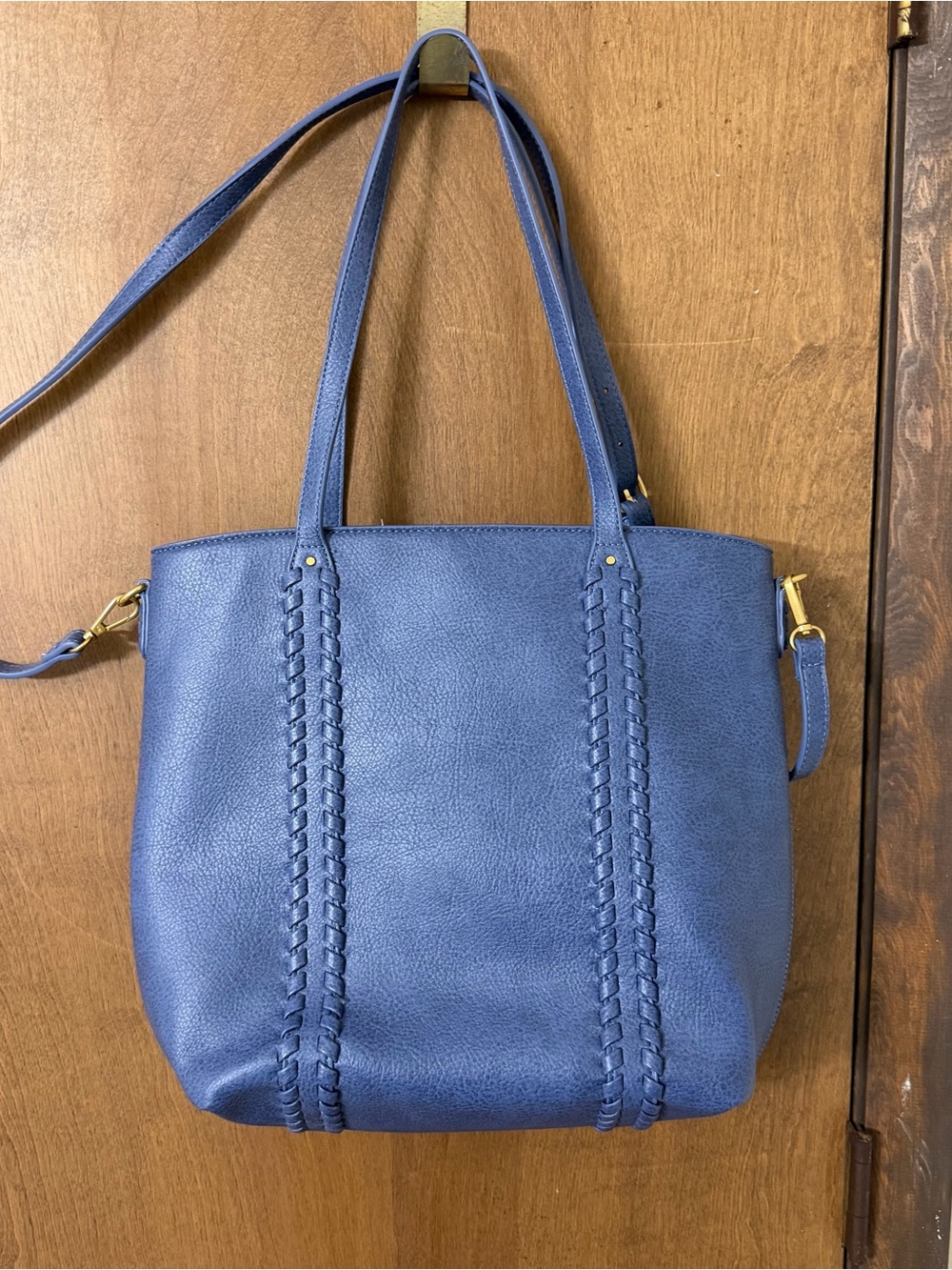 Style & Co Blue Women's Tote Bag with Braided Detail NWOT
